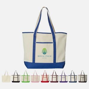 Full Color Heavy Canvas Large Deluxe Tote Bag