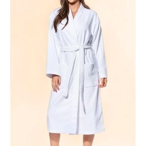 100% Cotton Velour Bath Robe One Size