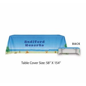 8 Feet Open Back Full Sublimated Table Cover