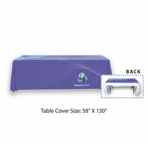 6 Feet Open Back Full Sublimated Table Cover