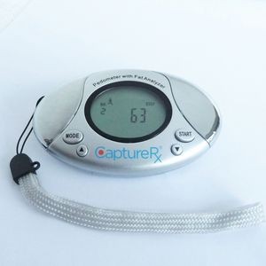 Multi-function Oval Pedometer Fat Analyzer & Calories Burned