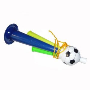 7.48" Middle Size Plastic Toy Horn Megaphone Football Race