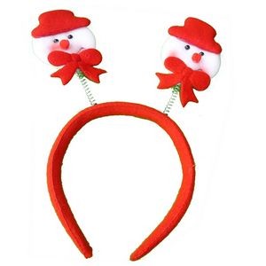 Headbands w/ Red Snowman and Spring Christmas Party Dress Up