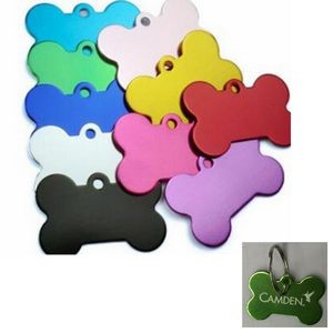 Alum Blank Bone Tag Anodized Different Color Plating for Pet