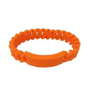 Fashionable Silicone Braided Bracelet/Silicone Wristband