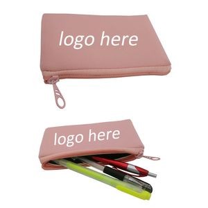 Neoprene Zip Pen Pencil Bag Case