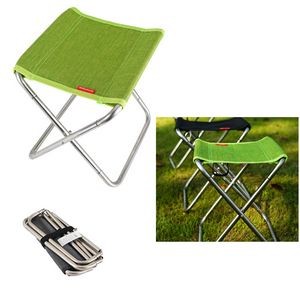 Outdoor Fishing Camping Portable Stainless Steel Spring Folding Chair