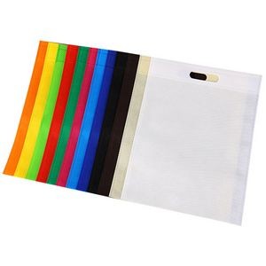 Non-Woven Heat Seal Tote Bag With Die Cut Handles