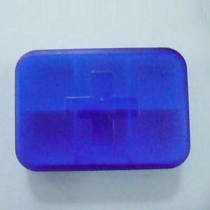 6 Grid Compartments Pill Box Container Dispenser