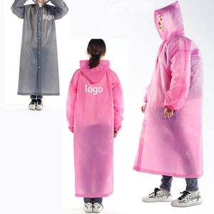 Raincoats Rain Ponchos Jackets for Adults Reusable EVA