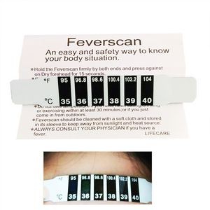 Feverscan Easy-reading Liquid Crystal Forehead Thermometer