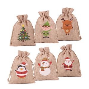Christmas Gift Candy Drawstring Pouch Bag