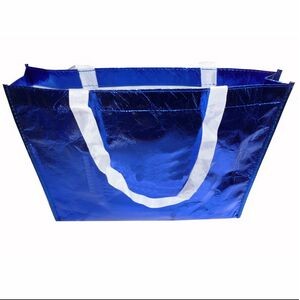 Lighter Metallic Laser Film PP Non Woven Tote Shopping Bags