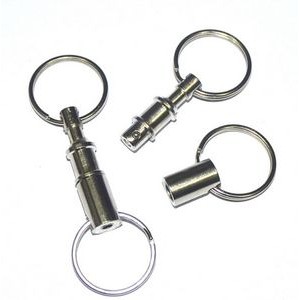 Nickel-plated Full Color Pull a Part Key Tag