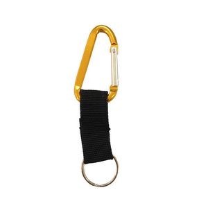 Assorted Outdoor Aluminum Alloy Carabiner w/Key Ring