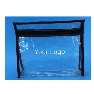 Clear Airline Toiletries Bag with Zipper