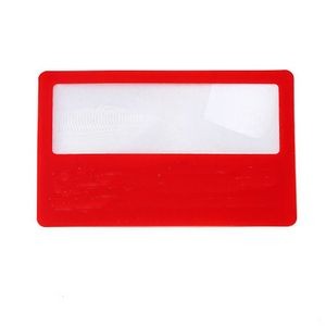3X Magnifying Glass Page Credit Card Magnifier