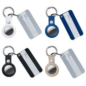 Luggage Tag Keychain for Airtags Holder