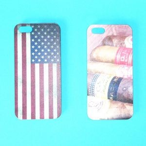 Plastic Hard Back Shell Case Phone Cover Skin for Iphone5/5s