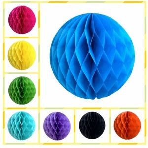 10 Inches Paper Honeycomb Flower Ball