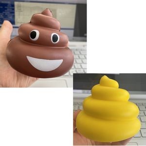 Poop Emoji Shape PU Stress Slow Rising squishies Toy