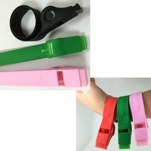 Silicone Pop Ring Whistle/Silicone wristband