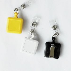 ID Badge Card Reel with a belt clip,retractable cord