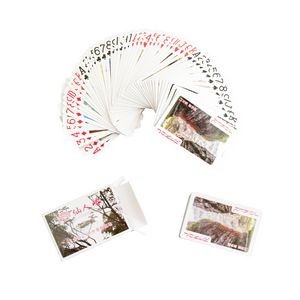 Standard Paper Poker Playing Cards w/Customized Logo