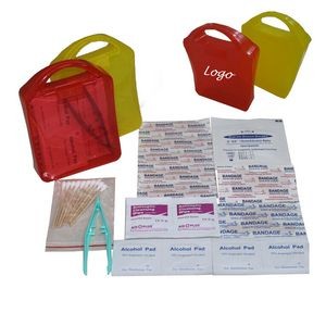 First Aid Kit with Plastic Box