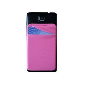 Lycra Elastic Fabric Phone Wallet/Pocket w/Cap