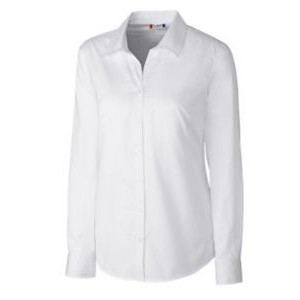 Clique Avesta Stain Resistant Womens Long Sleeve Button Down Shirt