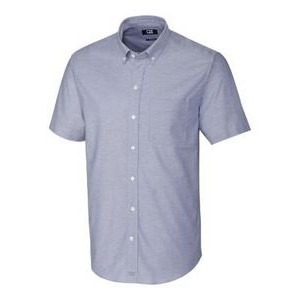 Cutter & Buck Stretch Oxford Mens Short Sleeve Dress Shirt