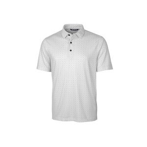 Cutter & Buck Pike Double Dot Print Stretch Mens Big and Tall Polo