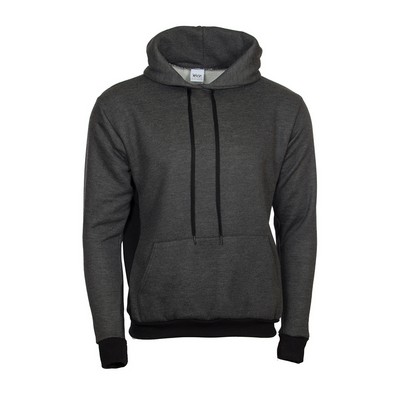 Hooded Sweatshirt with Contrast Color Inserts