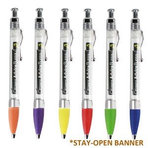 Wavy Stay-Open Banner Pen