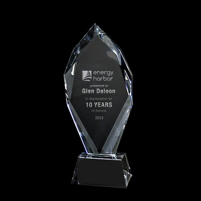 Small Crystal Flame Trophy