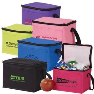 Poly 6 Can Lunch Cooler Bag