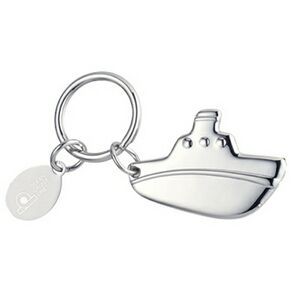 Cruise Liner Shaped Key Chain
