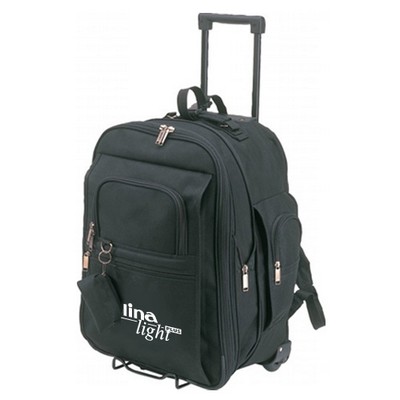 Expandable Rolling Backpack Bag