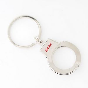Metal Mini Handcuff Key Tag