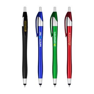 Metallic Color Stylus Ballpoint Pen