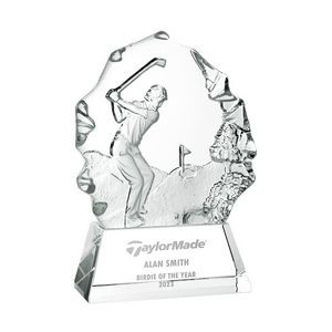 Male Golfer Crystal Award