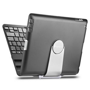 Wireless Bluetooth Clamshell iPad Keyboard Case w/Stand