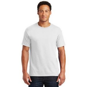 JERZEES Men's Dri-Power 50/50 Cotton/Poly White T-Shirt