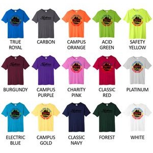 Chroma Soft Performance T-Shirts 100% polyester