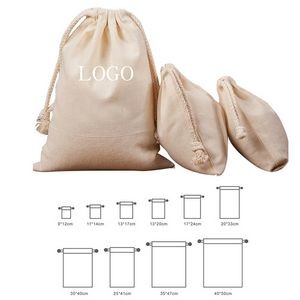 Cotton Canvas Drawstrings Bags
