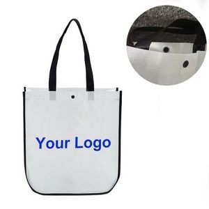 Large Laminated Non-Woven Grocery Bags w/Handles