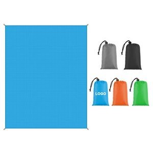 Foldable Beach Mat Picnic Blanket w/ Carry Bag
