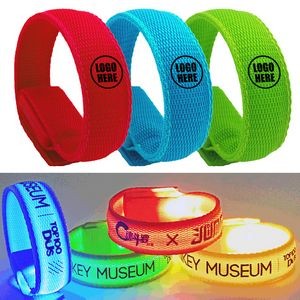 Flashing LED Glow Safety Sport Wristband