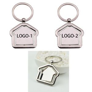 Double-side Various House Shaped Keychain